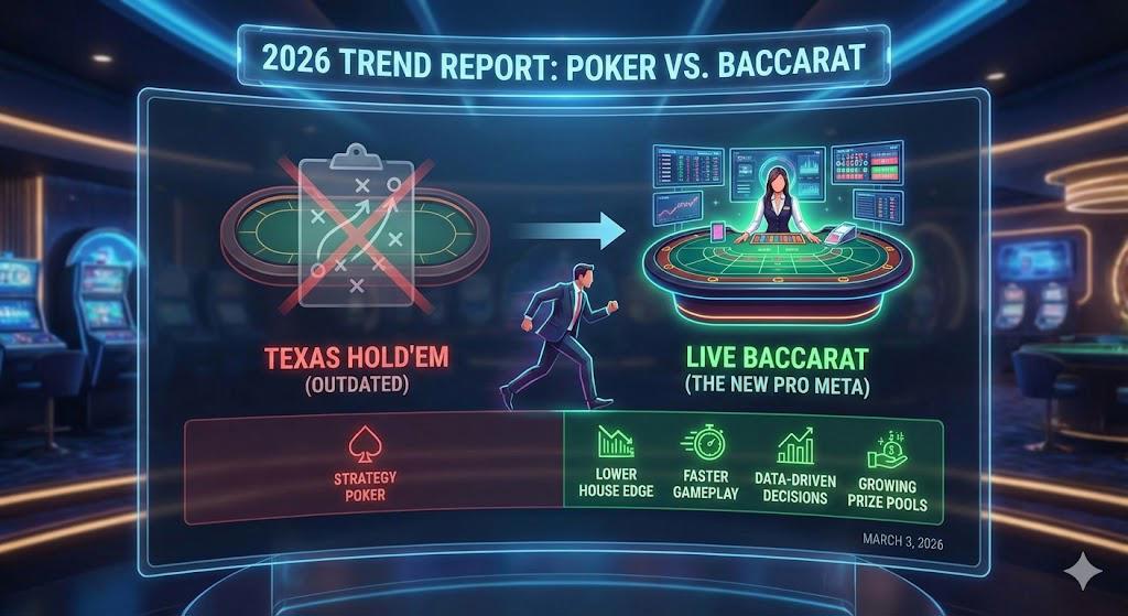 Cara Main Poker Texas Hold'em 2026: Strategi & Peralihan ke Baccarat